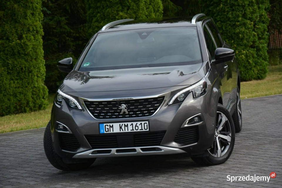Peugeot 5008 GTLine Radar ACC Skóry 7foteli Navi łopatki zmiany biegów Ostrów Mazowiecka
