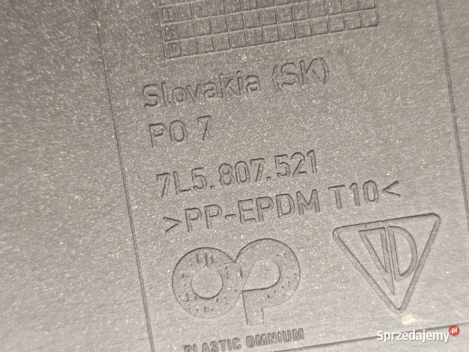 Spoiler Dokładka Zderzaka Zderzak Tył Porsche Pleszew