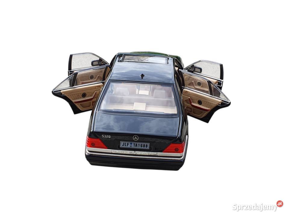Model samochodu MercedesBenz W140 320 SEL 124 Antyki, Sztuka, Kolekcje