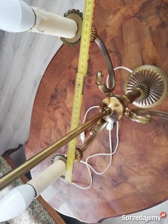 Lampa stojąca trójramienna świecznik Ropa
