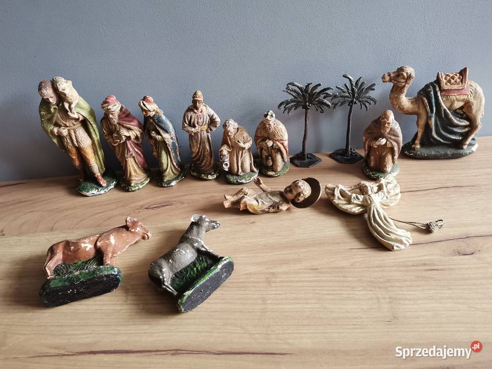 Stara przedwojenna szopka bożonaroszeniowa Siemianowice Śląskie