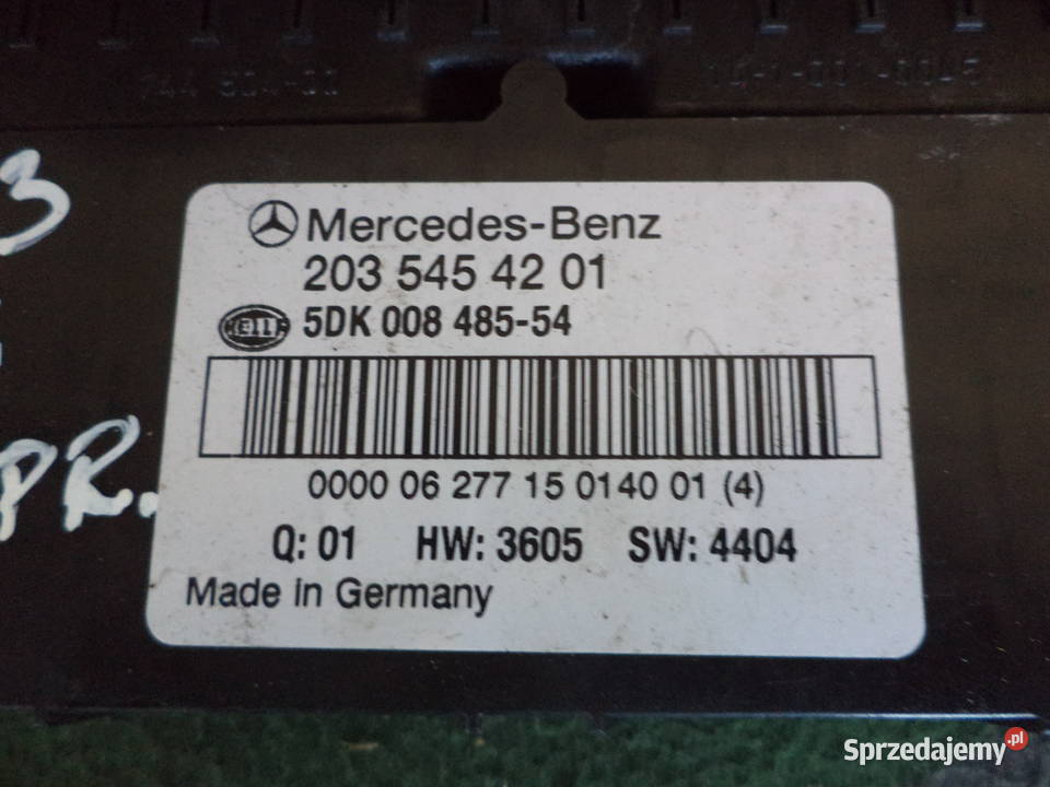 MERCEDES C KLASA W203 MODUL SAM 2035454201