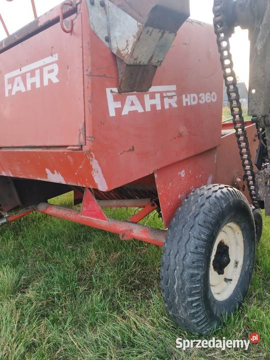 Prasa kostkująca FAHR HD 360 nieuszkodzony Lipnica