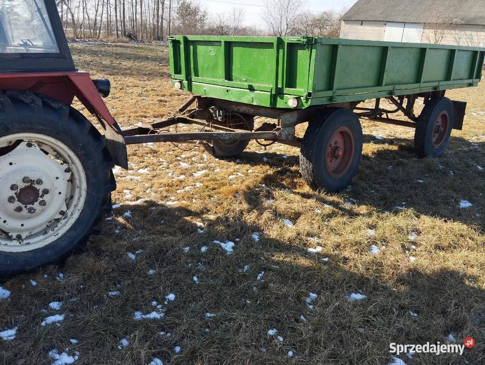Przyczepa dwuosiowa sztywna d 46 Przyczepy rolnicze Ulan Duży