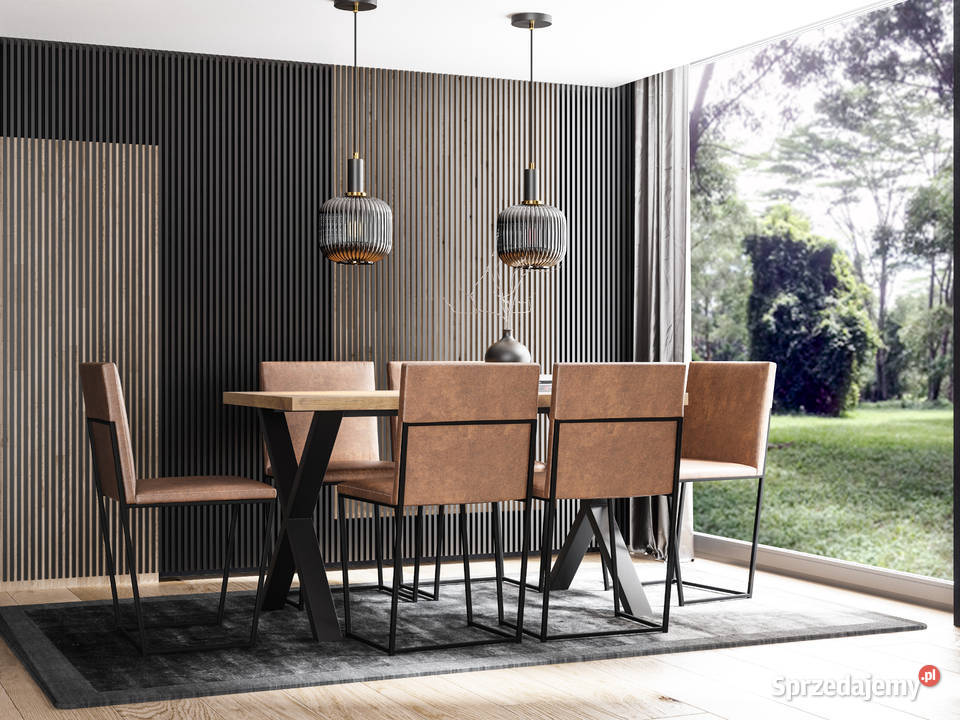 Prostokątny stół rozkładany Hammerfest różne Tarchały Małe