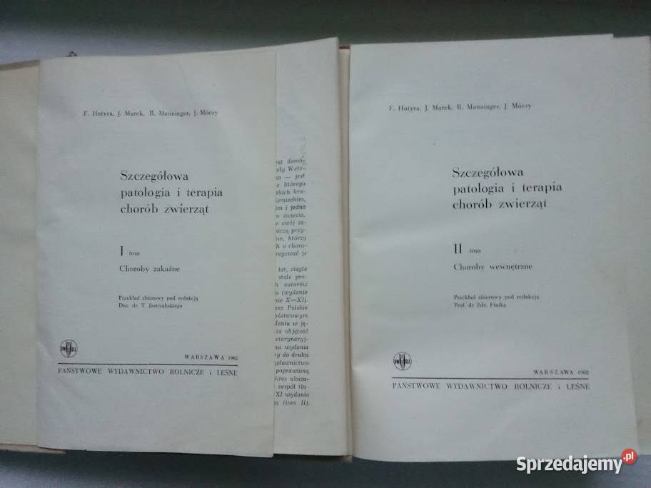 Szczegółowa patologia i terapia chorób zwierząt