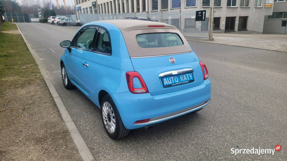 Fiat 500 cabrio na raty bez BIK KRD FastCars I VAT marża Kraków