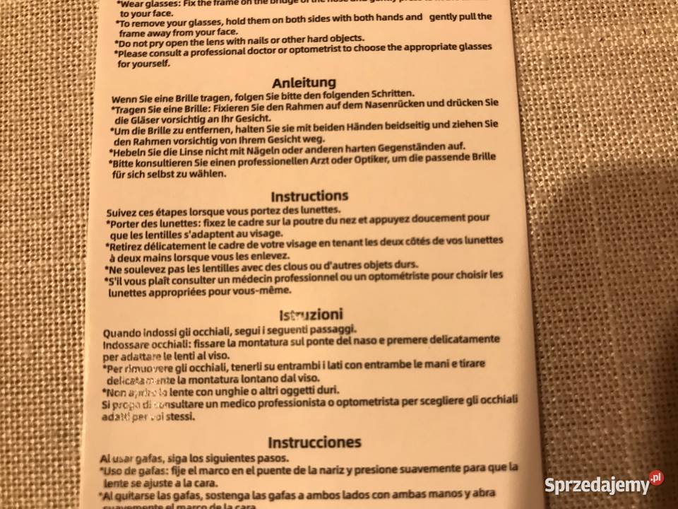 Okulary do czytania 200 w przezroczystej oprawie