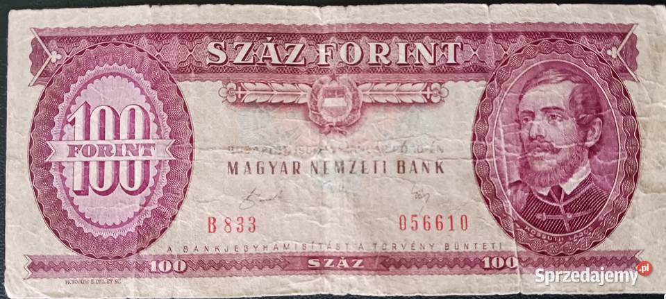 100 Forint Węgry Kolekcje Konin sprzedam