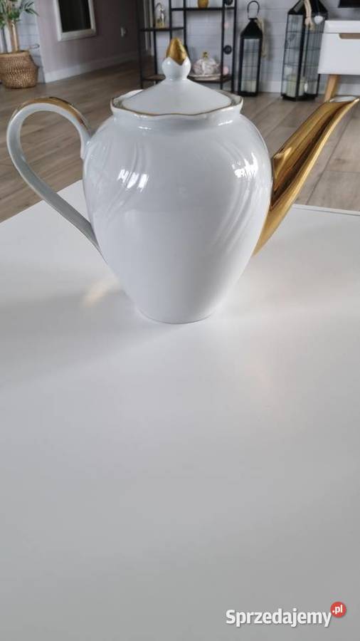 Dzbanek Do Kawy Porcelana Francuska De Lux Wyposażenie wnętrz Wola Podłężna sprzedam