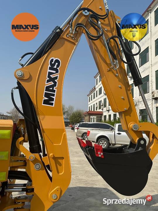 NOWY MAXUS 3CX 93kW CUMMINS Koparko Ładowarka Klimatyzacja Szczecin