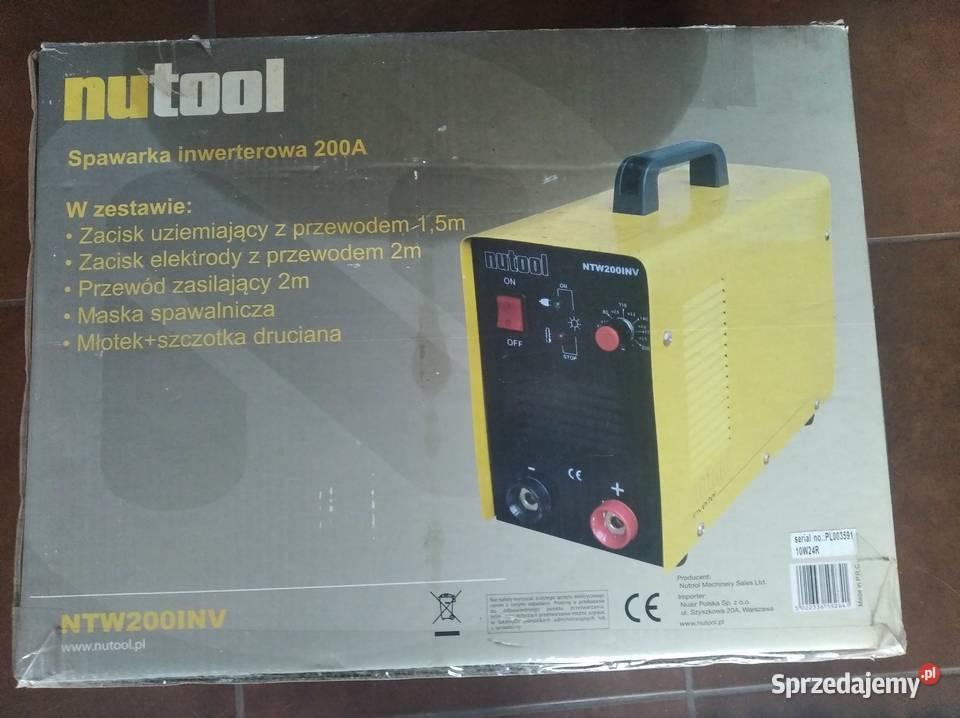 Sprzedam spawarkę inwertorową elektrodową MMA