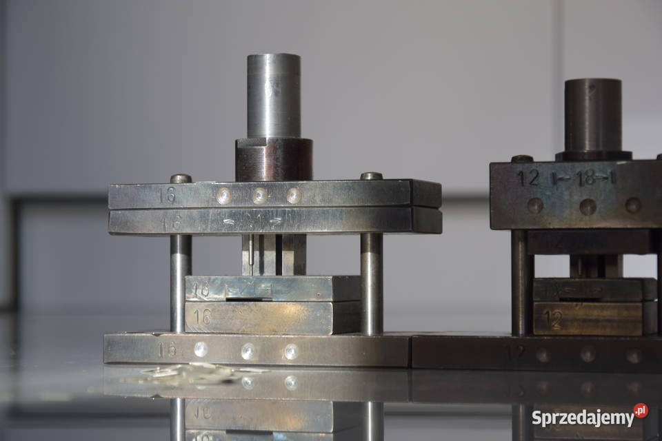 Wykrojniki jubilerskie do blachy koła kwadraty Myślenice sprzedam