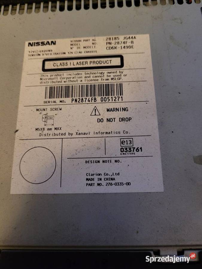 Radio nawi Pruszków sprzedam