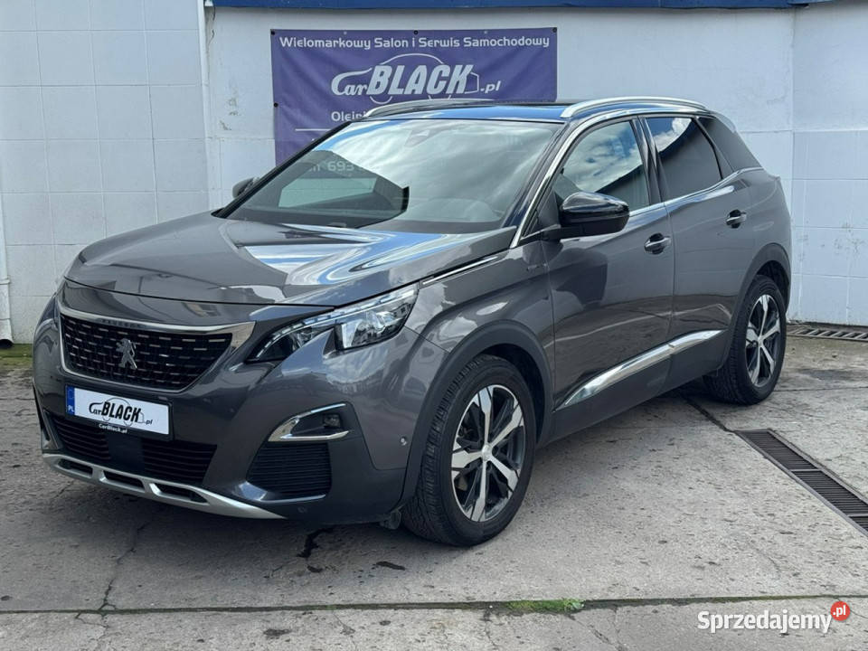 Peugeot 3008 GT Line Pisemna gwarancja 12 asystent pasa ruchu Konin