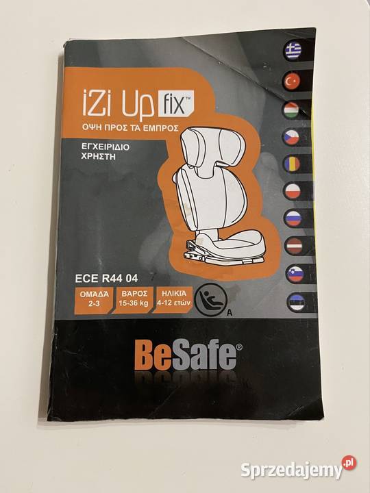 Fotelik samochodowy BeSafe iZi Up X3 Fix osobowe Warszawa sprzedam