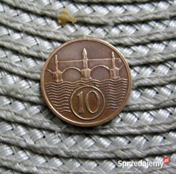 Czechoałowacja 10 Halerzy 1938r wielkopolskie Kalisz