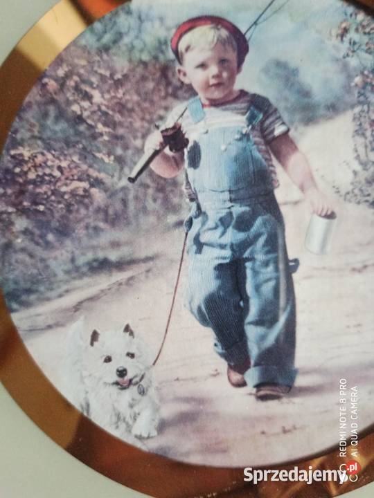 Szklany talerz Z przyjacielem w świat Do