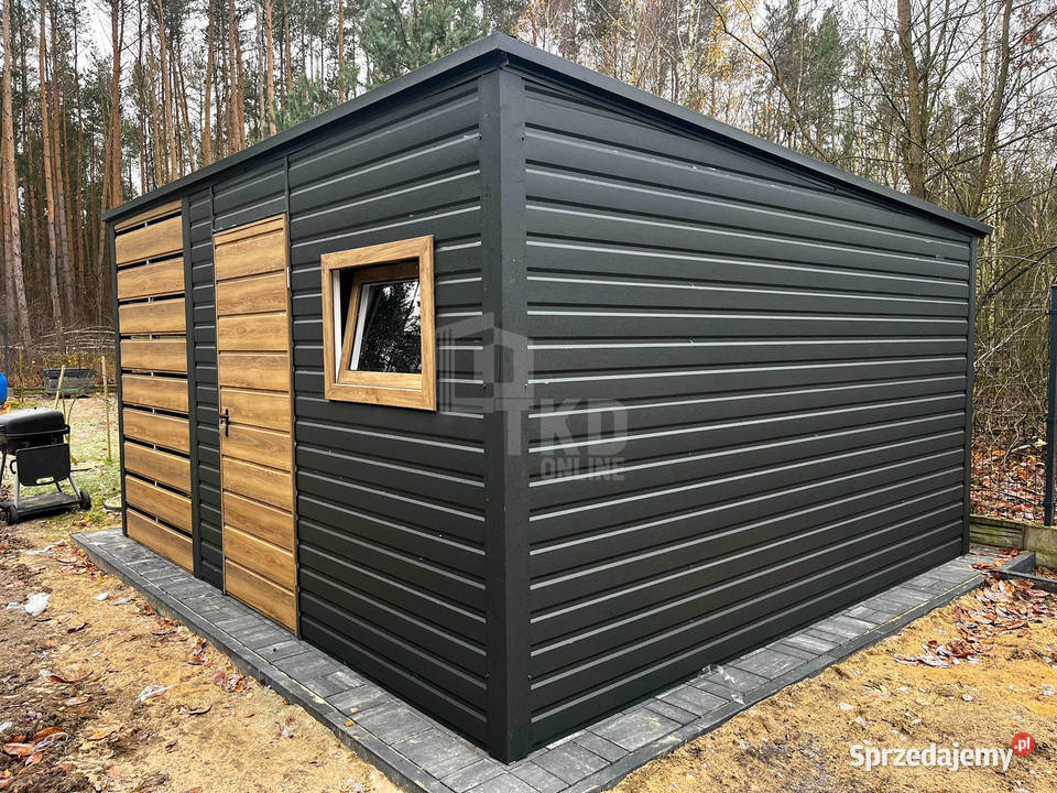 Schowek domek ogrodowy 23x3m wiata 15m drzwi Żnin sprzedam