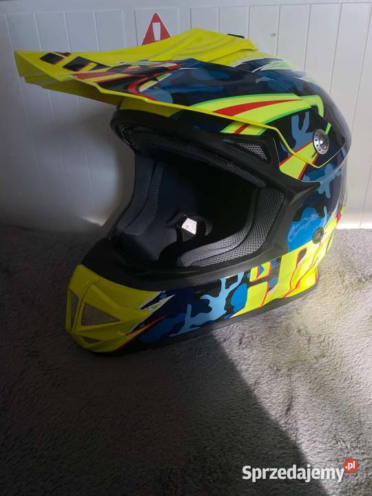 Kask crossowy enduro hulajnoga fullface Niepołomice