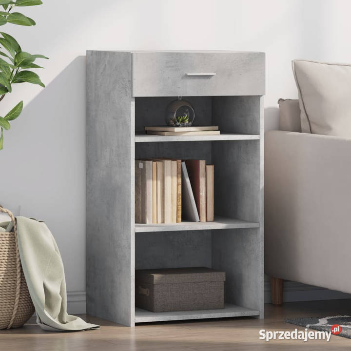 Szafka szarość betonu 50x425x93 materiał