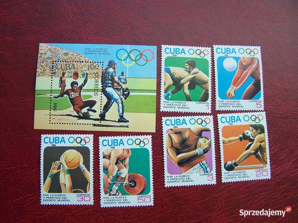 Kuba 1984 MNH Mi 286873 Sport Olimpiada Los Tychy