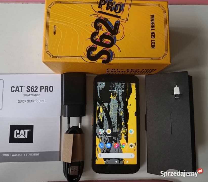 Cat s62 Pro termowizja nowy komplet Dąbrowa Tarnowska