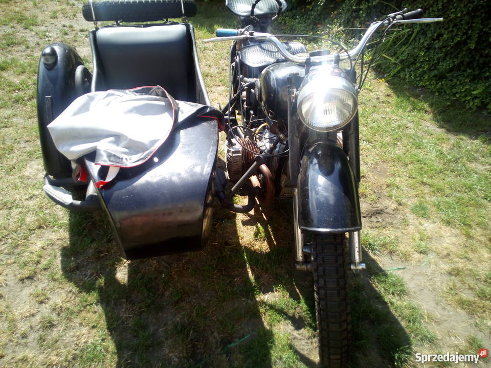 Sprzedam motor z wózkiem bocznym k750 Poznań