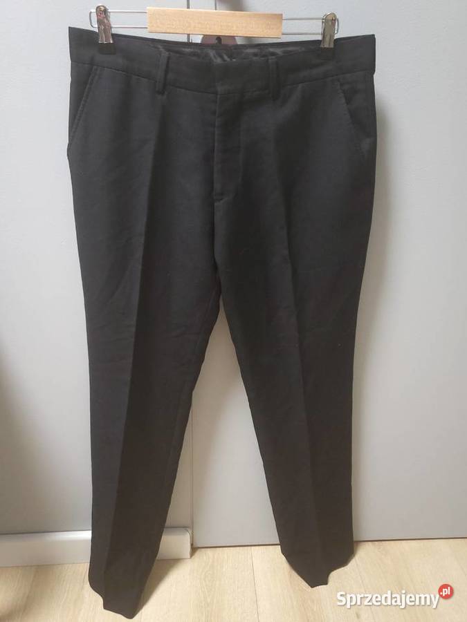 Spodnie męskie eleganckie garniturowe czarne 48 Reserved Warszawa