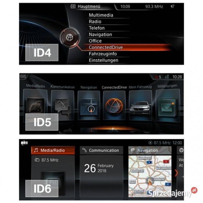 CarPlay BMW MINI NBT Evo Fullscreen Warszawa