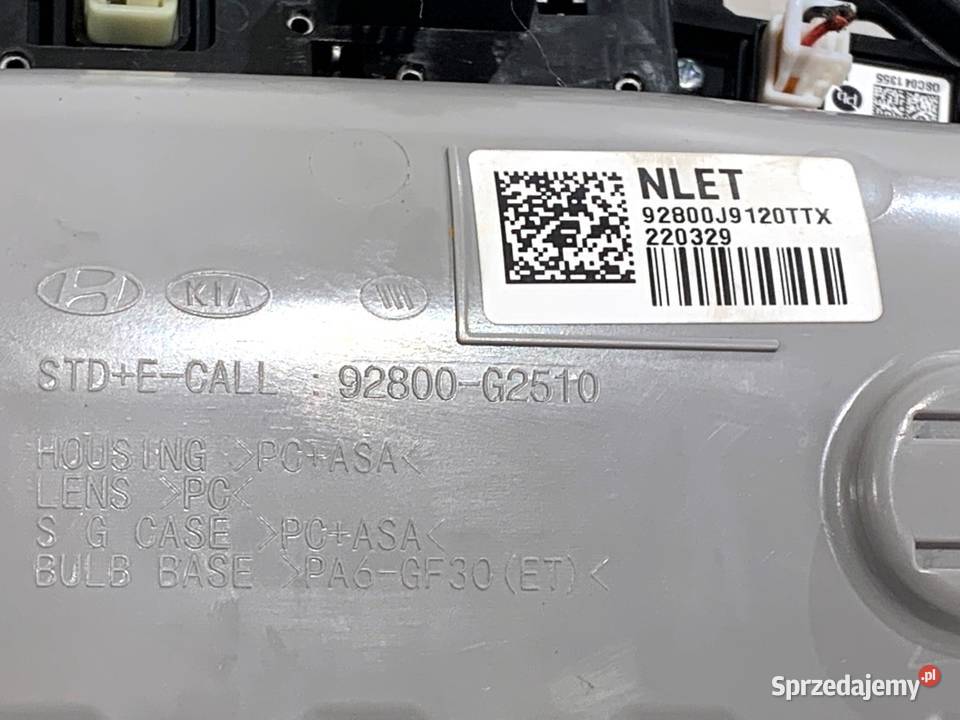 LAMPA SUFITOWA HYUNDAI KONA 92800J9120TTX podkarpackie