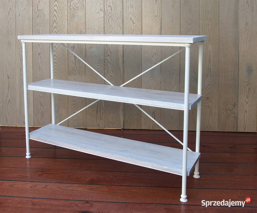 Regał półka dąb bielony loft vintage Regały Radomsko