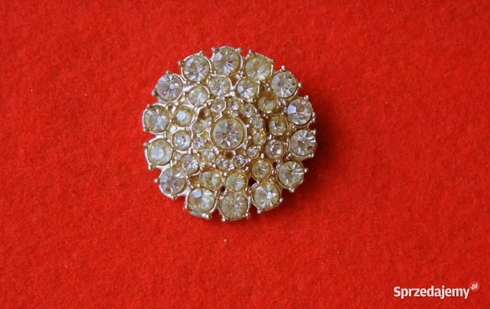 Stara broszka angielska kryształowa małopolskie sprzedam
