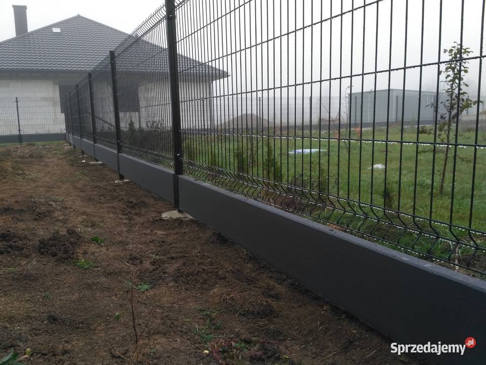 Panel ogrodzeniowy fi 40 x 123 x 2 V Grafit Nisko