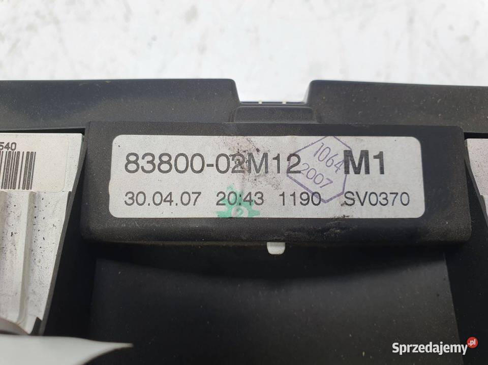 LICZNIK ZEGAR TOYOTA AURIS I 8380002M12 osobowe