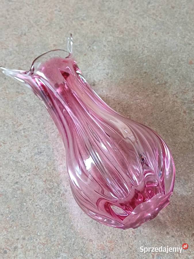 vintage czeskie szkło Nowy Targ