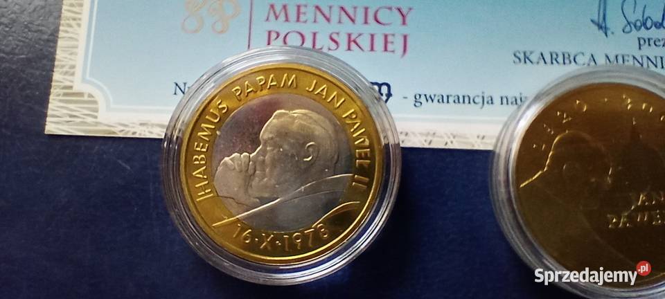 Stare monety Jan Paweł II Polska Lesko