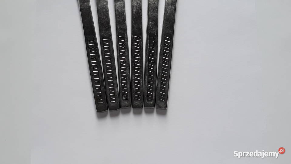 Noże obiadowe KRATKA Polwid sztućce PRL Dąbrowa Górnicza