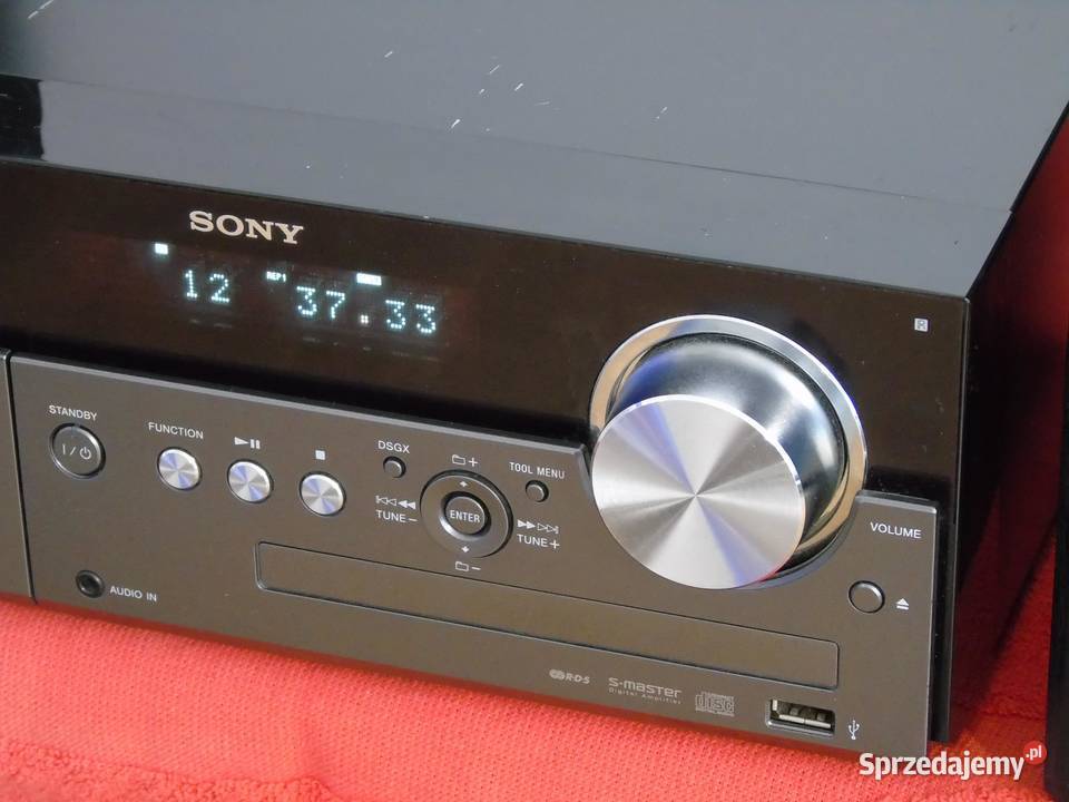Wieża Sony USB mp3 CD RDS AUX kol sprawna Wieże i miniwieże Jasło
