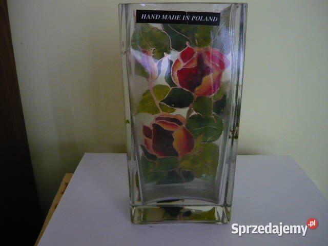 Wazon witrażowy PRL Myszków