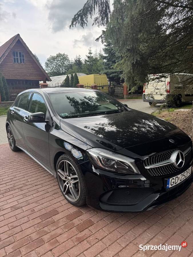Mercedes AKlasa AMG Line 2017 Salon Polska nieuszkodzony Ostróda