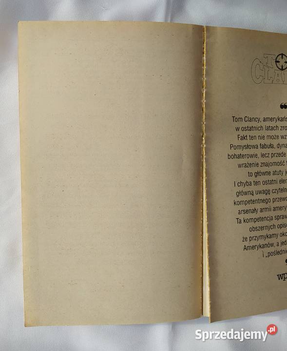 SUMA WSZYSTKICH STRACHÓW Tom Clancy tom 2 Proza i poezja Hajnówka