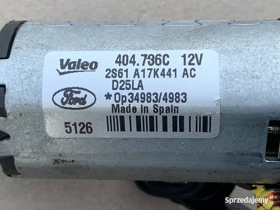 2S61A17K447 mechanizm wycieraczki tył tylny Ford osobowe Szczecin