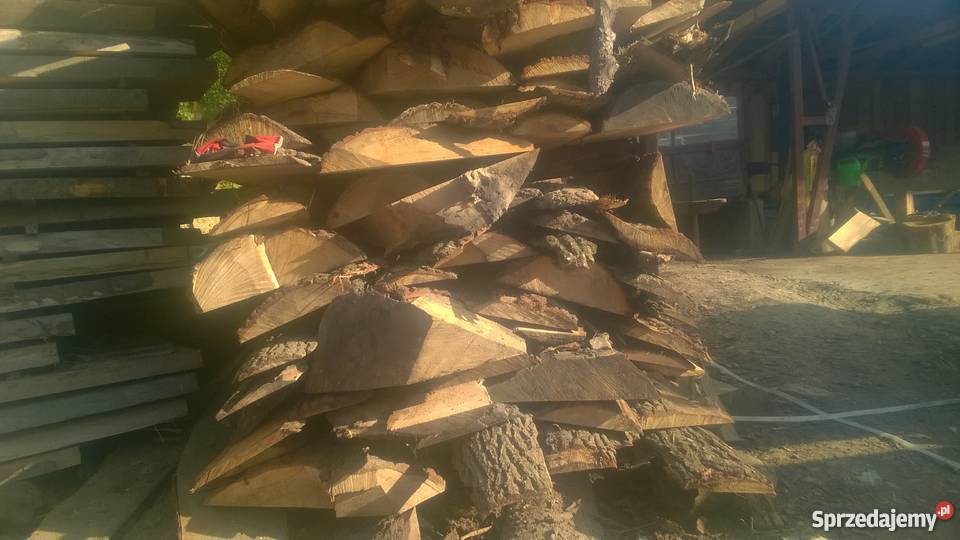 Opał drewno opałowe kominkowe zrzyny oflisy Izdebnik