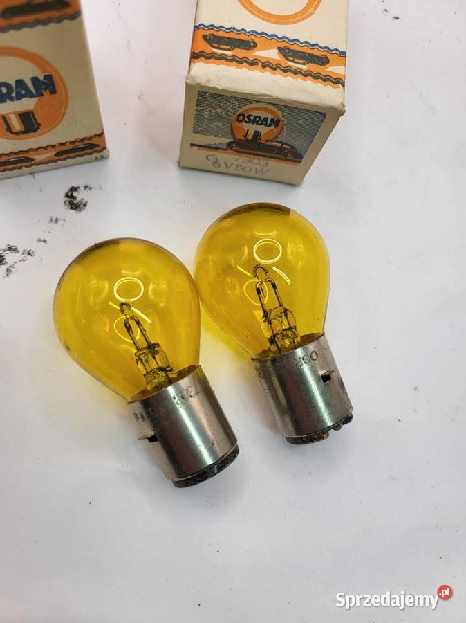 ŻARÓWKA OSRAM 6V 50W ŻÓŁTA DO MOTOCYKLA Rybnik