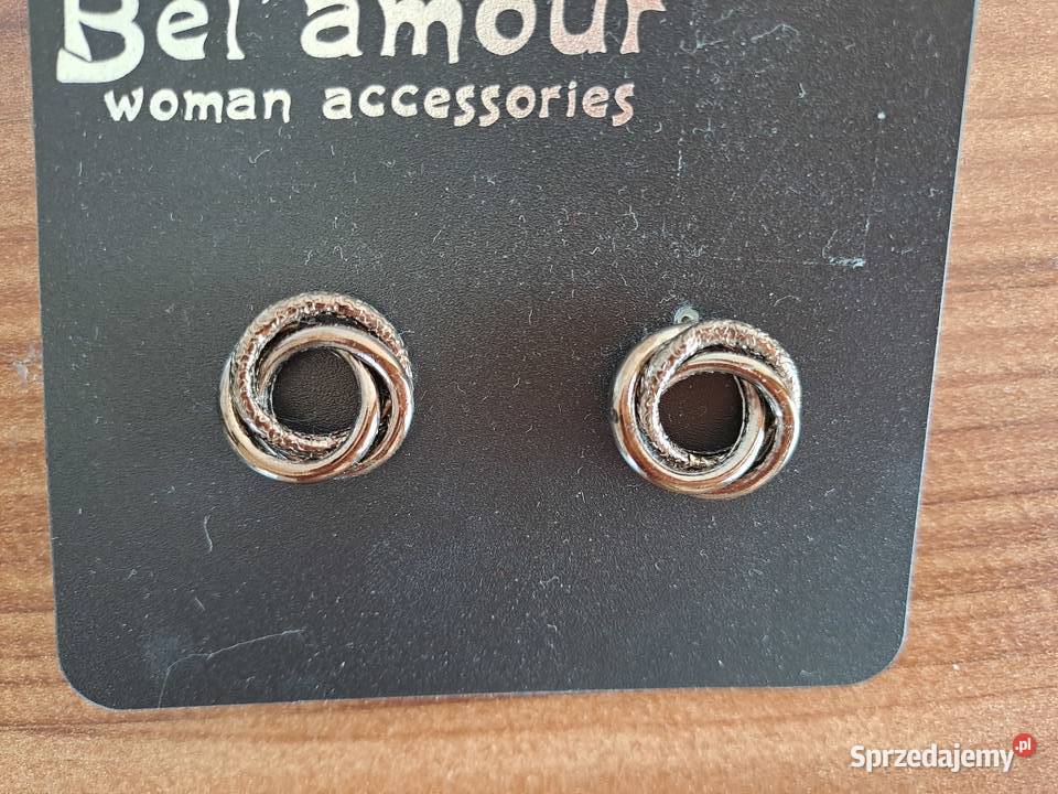 Kolczyki okrągłe gniazda gnizadka mazowieckie Warszawa