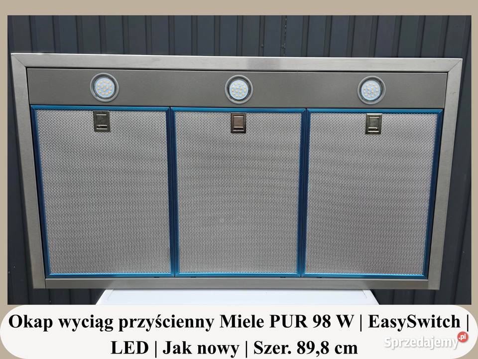 Okap wyciąg przyścienny Miele PUR 98 W LED nowy Wrocław