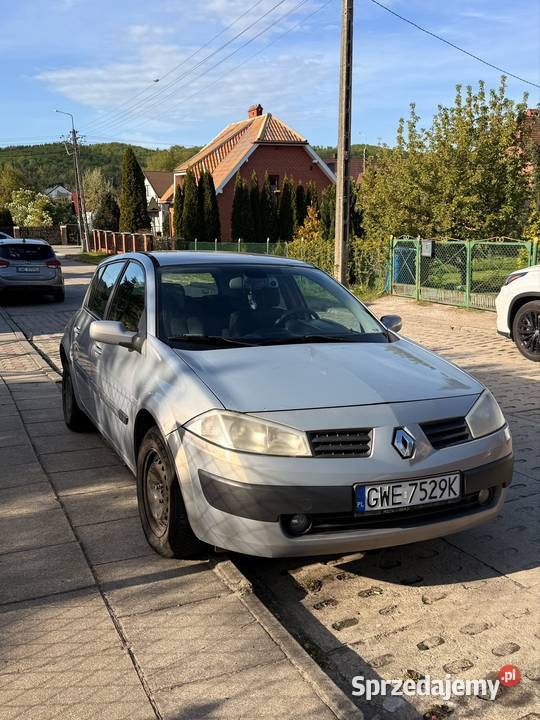 Renault Megane II 2004 r benzyna 16 poduszka powietrzna Wejherowo sprzedam