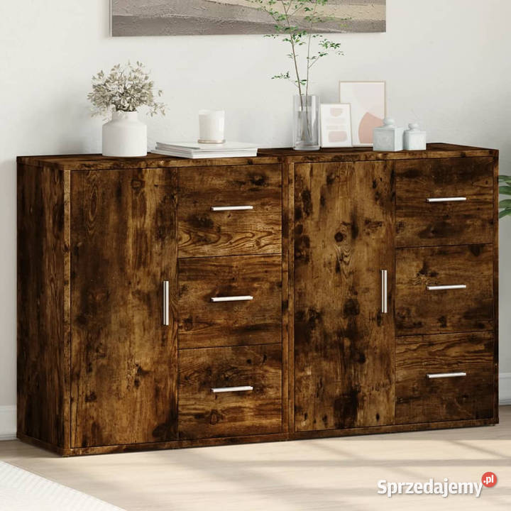 Szafki 2 przydymiony dąb 60x31x70 WM3276557 mazowieckie Warszawa