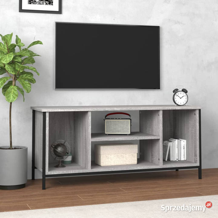 Szafka pod telewizor szary dąb sonoma 102x35x45 Warszawa